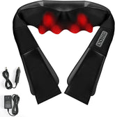 Neck Massager Roller with Heat Black