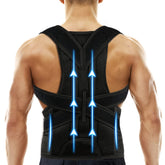Back Brace Posture Corrector for Women and Men - Relief for Waist, Back and Shoulder Pain - Adjustable and Breathable Posture Back Brace - Improve Back Posture and Provide Lumbar Support XXL(42"-48")