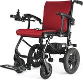 Folding Electric Wheelchair for Adults Seniors 30 Lbs Lightweight Foldable Motorized Wheelchair Compact Power Wheelchair