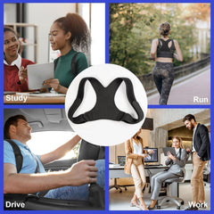 Posture Corrector for Women & Men,Breathable & Adjustable Back Posture Corrector,Invisible Upper Back Brace Support and Providing Pain Relief from Neck, Back and Shoulder