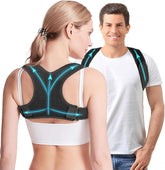 Posture Corrector for Women & Men,Breathable & Adjustable Back Posture Corrector,Invisible Upper Back Brace Support and Providing Pain Relief from Neck, Back and Shoulder