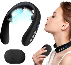 Neck Massager for Pain Relief Deep Tissue,Electric Portable Neck Massager with Heat for Women Men-1, Black-1p