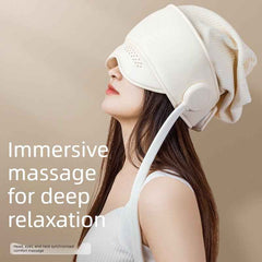 Head massager, eye hot compress, sleep aid artifact, headache, meridian dredging scalp, automatic massager