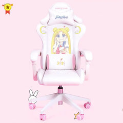 New high quality WCG gaming chair girls cute pink computer armchair office home lifting adjustable chair swivel massage chair