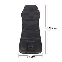 massager electric 9 motor Heating Vibrating Back Massage Chair Cussion machine Car Home Office Lumbar Neck Mattress Pain Relief