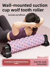 Suction cup foam roller muscle relaxation professional roller mace massage roller stand foam roller back slimming legs