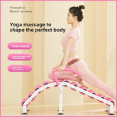 Yoga Wheel Muscle Relaxation Lumbar Soother Pilates Slim Legs Full Body Stretch Massage Open Back Lower Waist Stretcher