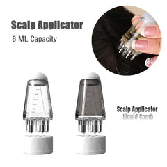 3/6ML Scalp Applicator Liquid Guide Comb for Hair Growth Serum Oil Nourish Mini Portable Hair Roots Massage Medicine Comb Hair