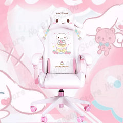 New high quality WCG gaming chair girls cute pink computer armchair office home lifting adjustable chair swivel massage chair
