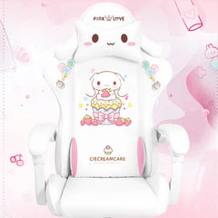 New high quality WCG gaming chair girls cute pink computer armchair office home lifting adjustable chair swivel massage chair