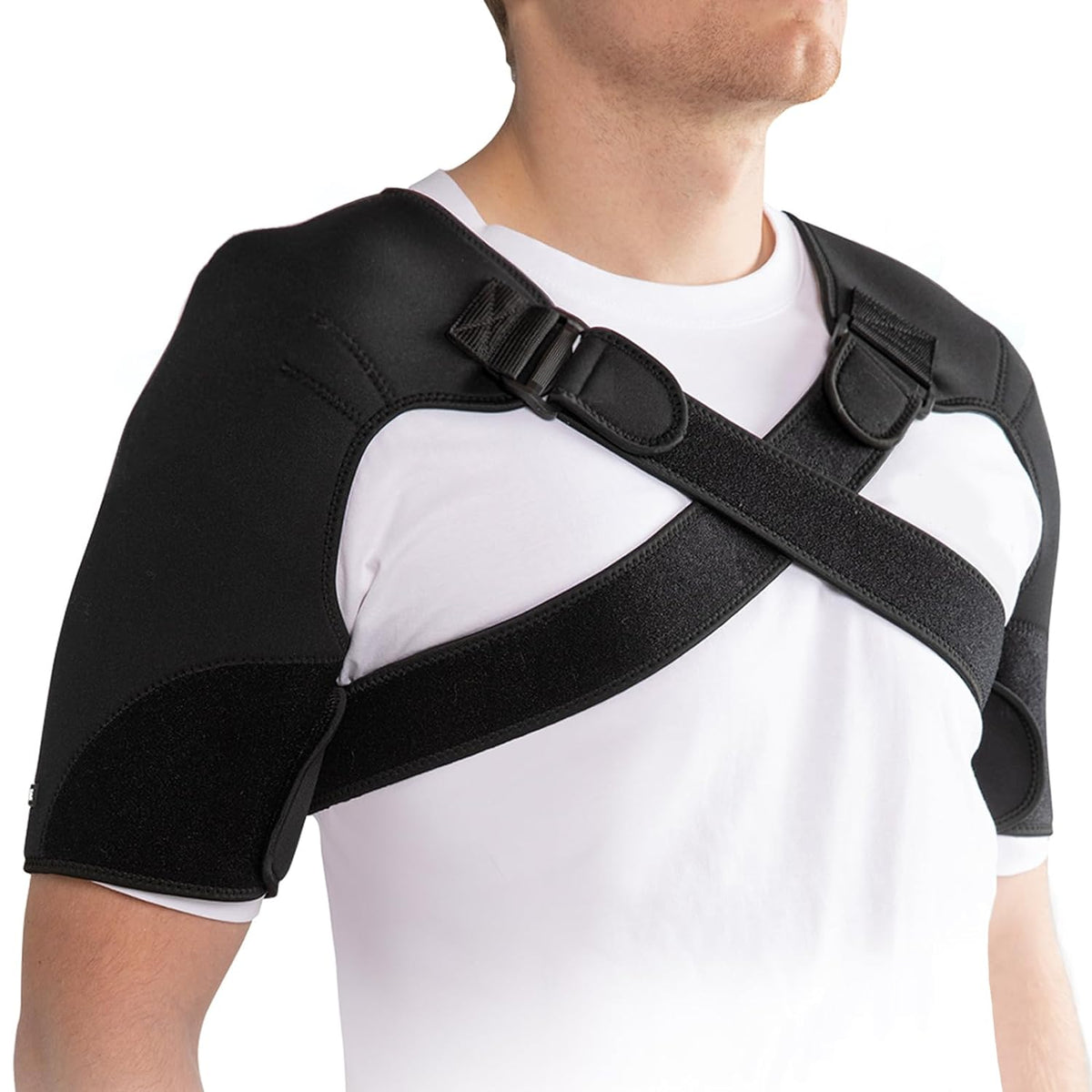 Double Shoulder Brace for Women & Men Shoulder Pain Relief Double Shoulder Support Adjustable Shoulder Brace for Rotator Cuff Frozen Shoulder,AC Joint Pain Relief Shoulder Wrap (XL-Gen2)