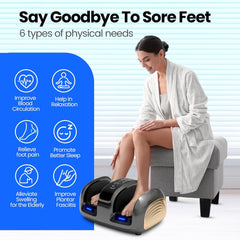 Foot Massager with Heat | Shiatsu Foot Massager Machine