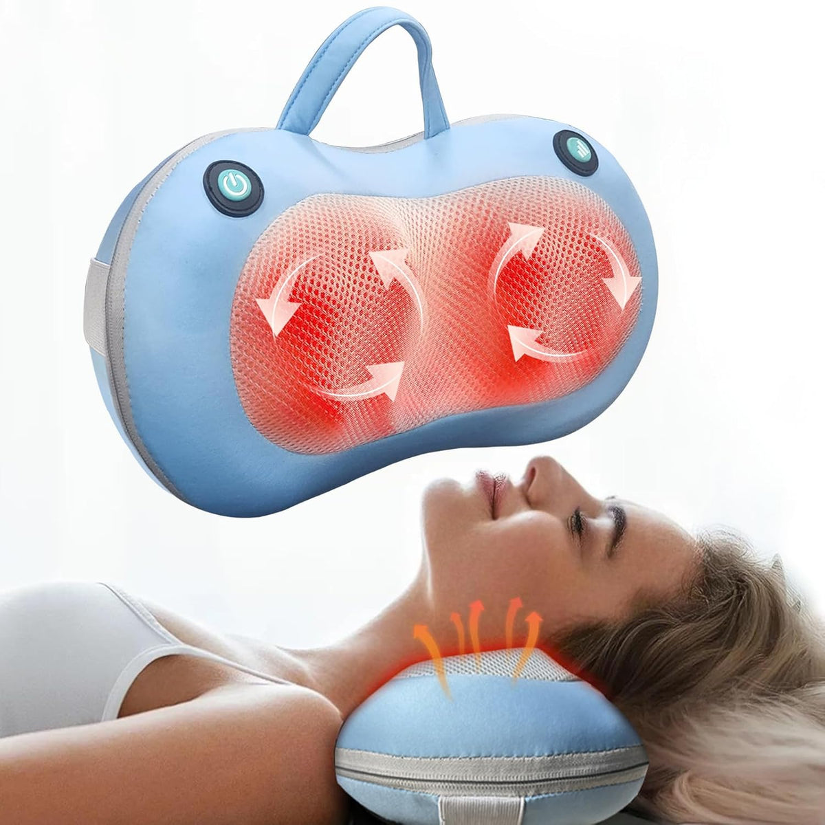 Neck Massager for Pain Relief Deep Tissue | Shiatsu Back and Neck Massager