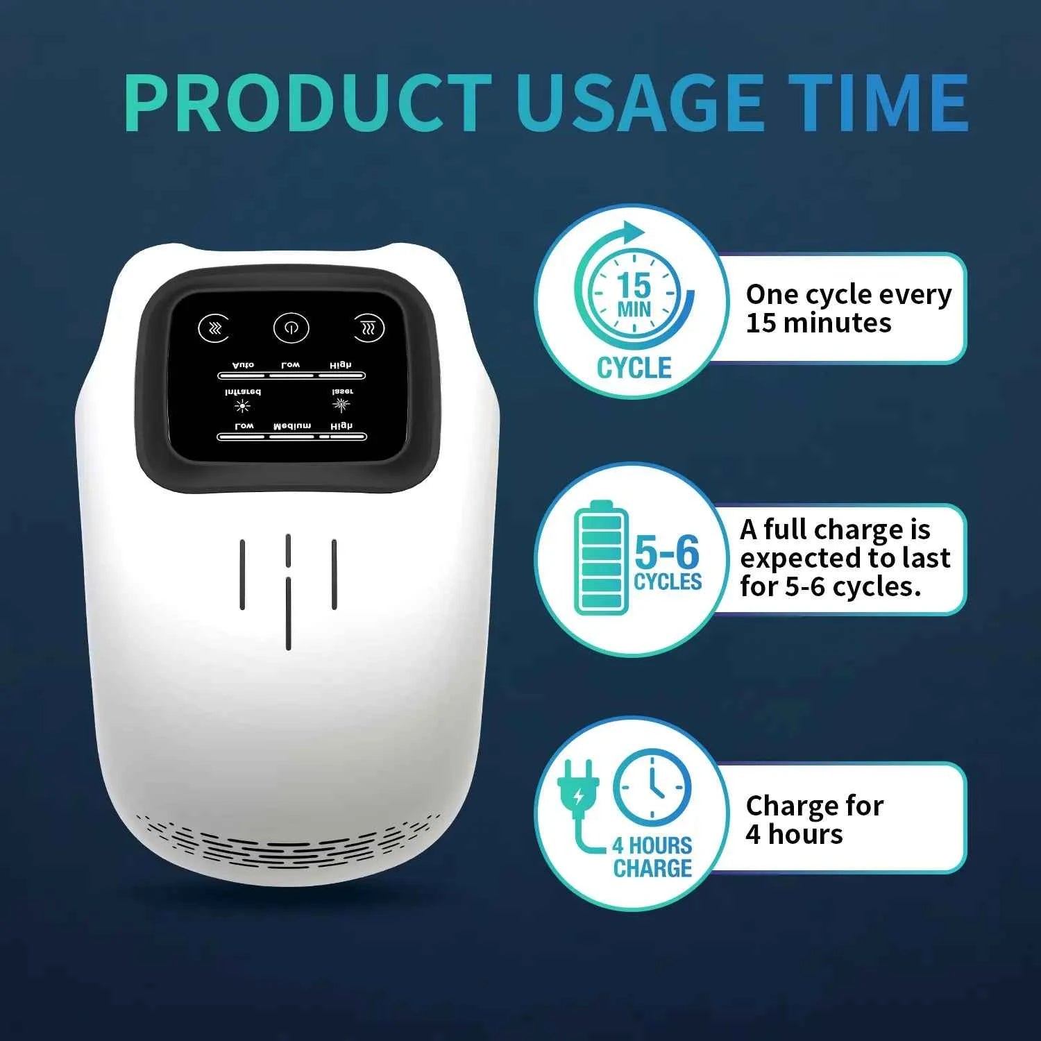 Electric Knee Massager Machine: Portable & Rechargeable Knee Heat Massager
