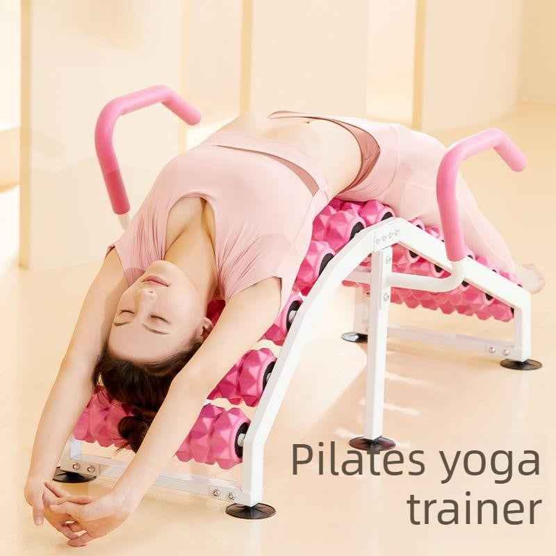 Yoga Wheel Muscle Relaxation Lumbar Soother Pilates Slim Legs Full Body Stretch Massage Open Back Lower Waist Stretcher
