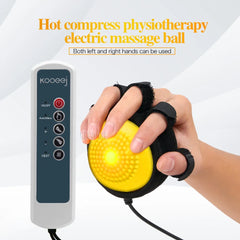 Infrared Compress Electric Hand Massage Ball Hands Inability Exercise Equipment Fix Tape Vibrating Massager Apoplexy Hemiplegia