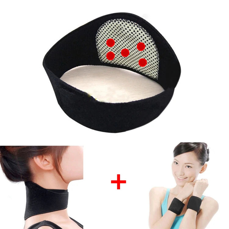 Free Shipping 14 pcs/set Tourmaline Magnetic Therapy Self Heating Massage Belt Tormaline Belt For Keeping Warm & Relieve Pain