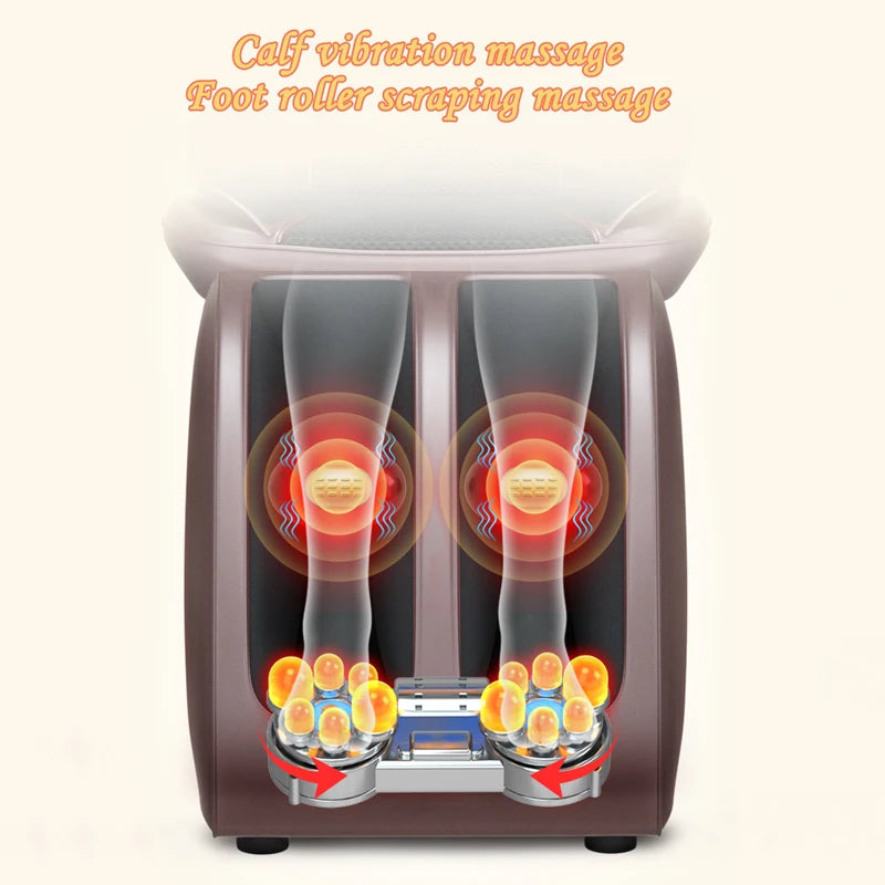 Newest Electric Feet Massager Heating & Vibration Back Massage Chair Cushion Full Body Massage Device Sofa