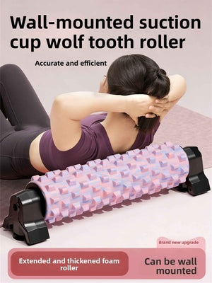 Pink blue-56cm I wolf tooth model [extended wall hanging model/4 suction cups strong support without displacement] sour double
