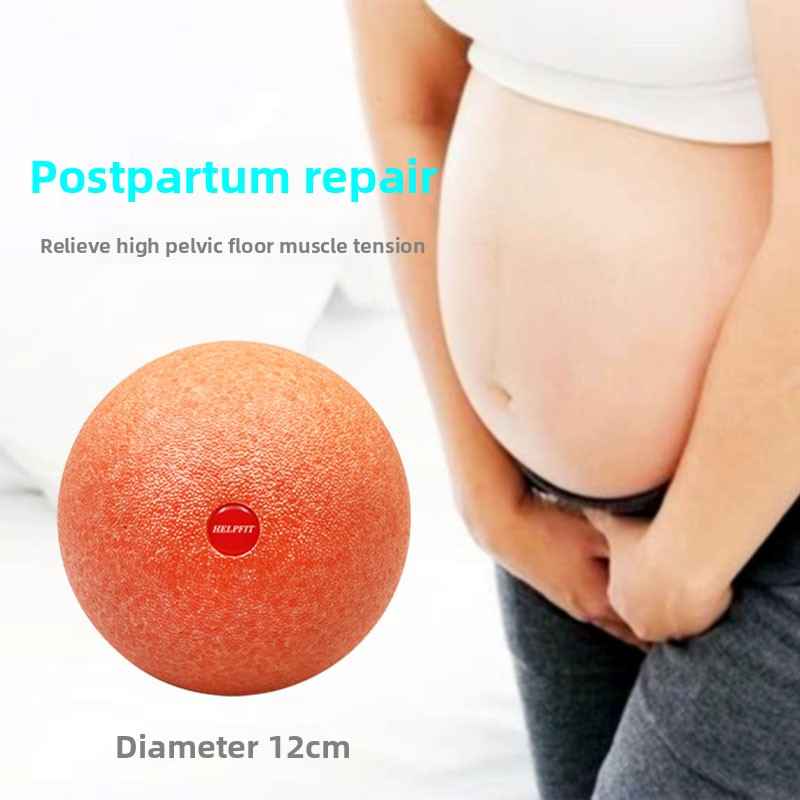 Pelvic Floor Muscle Massage Ball Fascia Ball Large Pelvic Floor Muscle Relaxation Ball Solid Ball Pilates 12cm Foam Ball