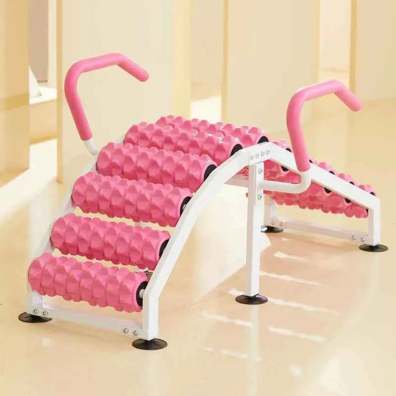 Yoga Wheel Muscle Relaxation Lumbar Soother Pilates Slim Legs Full Body Stretch Massage Open Back Lower Waist Stretcher
