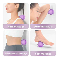 Adsorption Fascia Ball Sole Back Shoulder Neck Waist Muscle Relaxation Yoga Meridian Ball Shoulder Blade Back Massage Ball