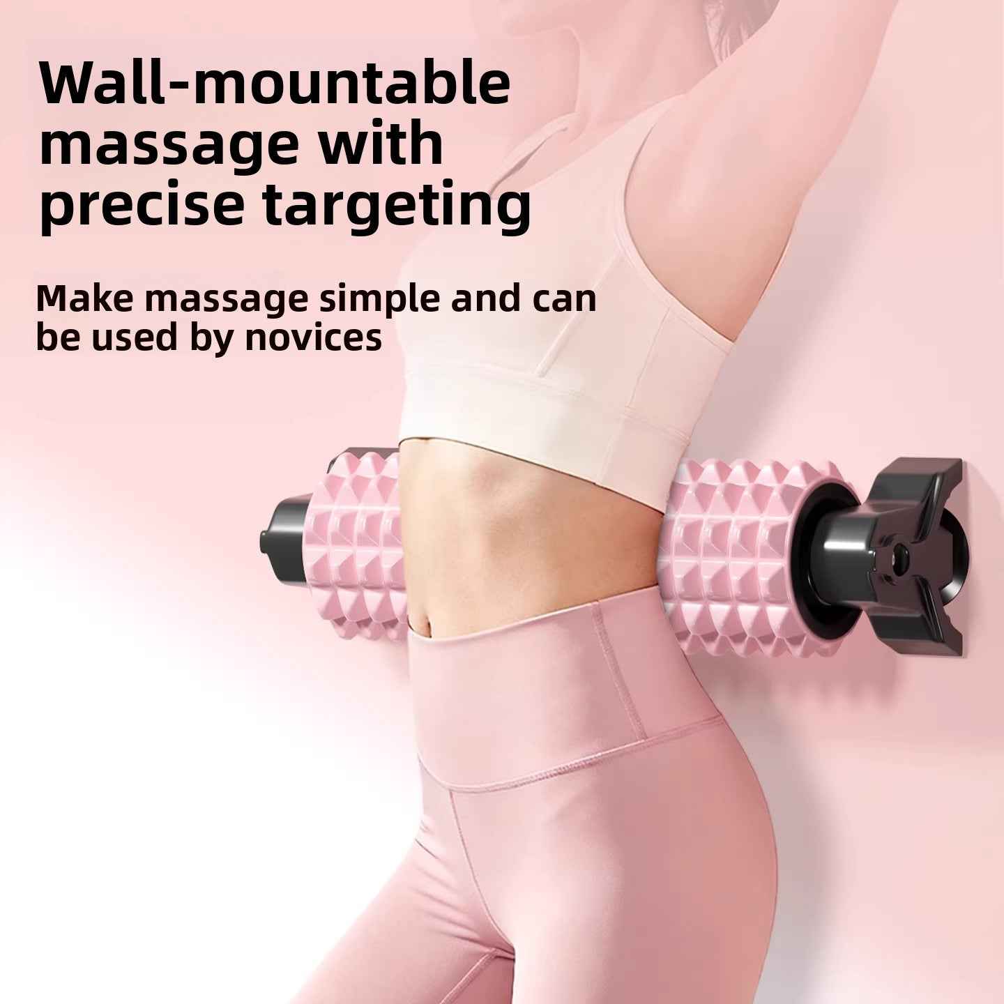Suction cup foam roller muscle relaxation professional roller mace massage roller stand foam roller slimming legs Foam Roller Pilates