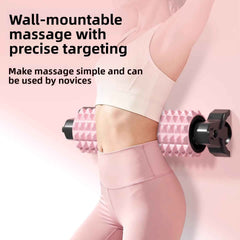 Suction cup foam roller muscle relaxation professional roller mace massage roller stand foam roller slimming legs Foam Roller Pilates