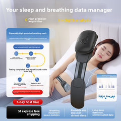 Household Sleep Breath Monitor Respiratory Motion Snoring Detection Portable Sleeping Quality Anti-Open Mouth Detector Closed Breath Patch