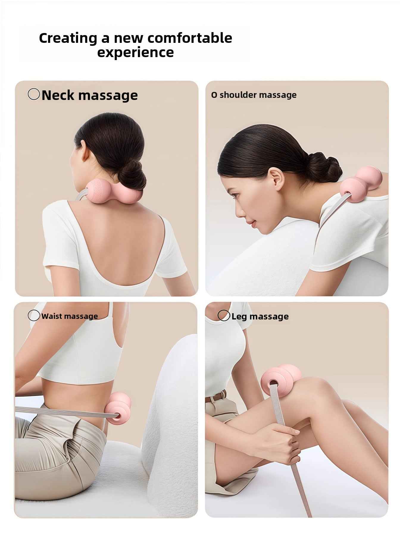 Fascia ball with rope, massage ball for buttocks, transmoulded ball, Pilates, muscle relaxation, rolling, professional fitness artifact