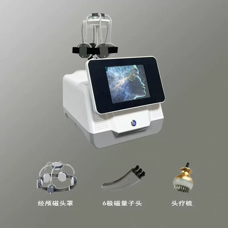 Neck brain 5d brain anti-aging instrument Transcranial magnetic stimulation instrument Household soothing fatigue Meridian dredging auxiliary sleep instrument