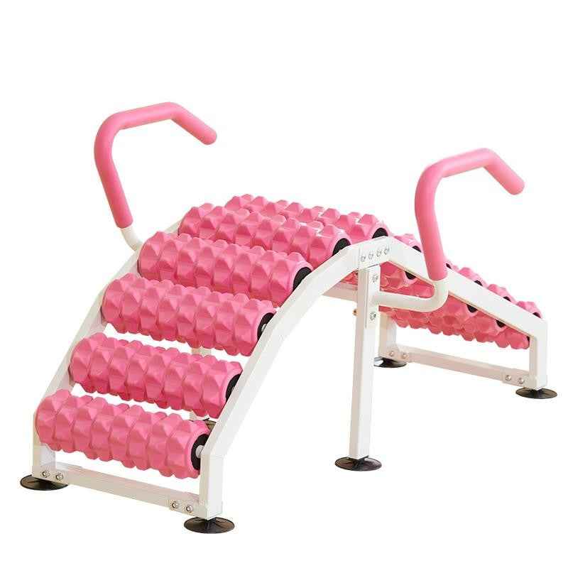 Yoga Wheel Muscle Relaxation Lumbar Soother Pilates Slim Legs Full Body Stretch Massage Open Back Lower Waist Stretcher