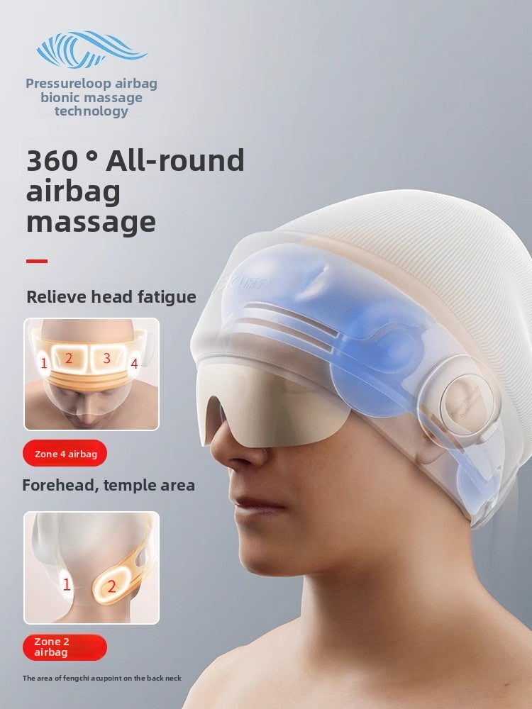 R2 Sleeper Head Massager Massage Cap Scalp Cervical Spine Eye Massager Birthday Gift