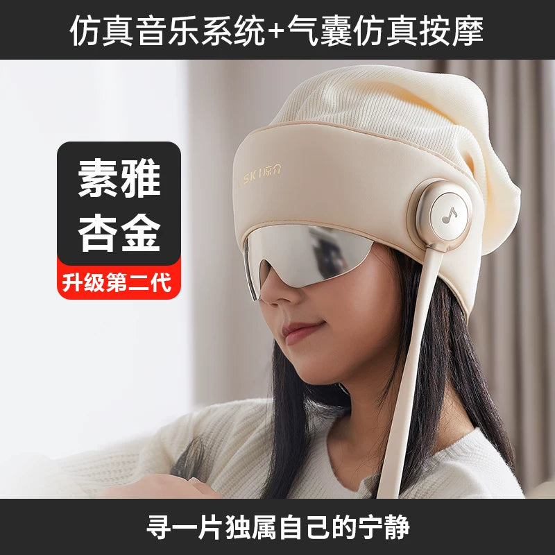 R2 Sleeper Head Massager Massage Cap Scalp Cervical Spine Eye Massager Birthday Gift