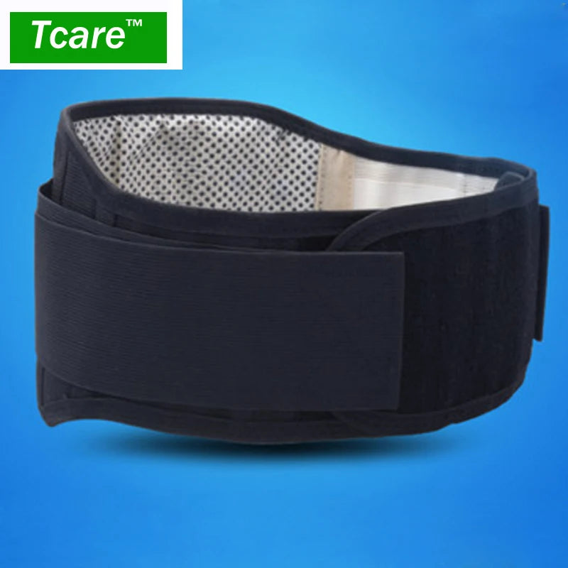 Tcare Adjustable Waist Tourmaline Self Heating Magnetic Therapy Back Waist Support Belt Lumbar Brace Massage Band Health Care