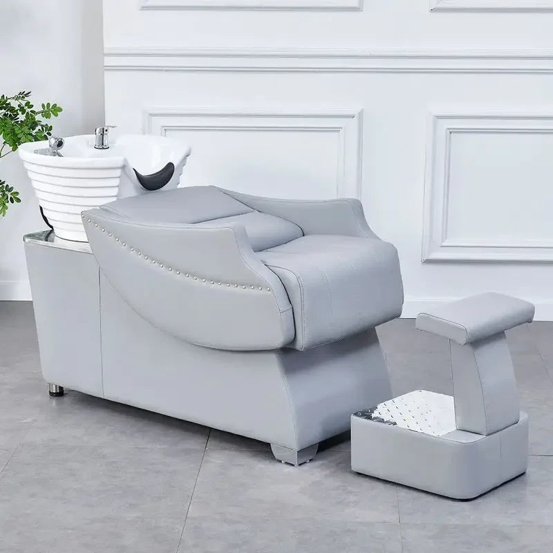 Massage Hair Washing Bed Head Spa Comfort Portable Stylist Shampoo Chair Salon Minimalistic Lavacabezas Salon Equipment MQ50XF