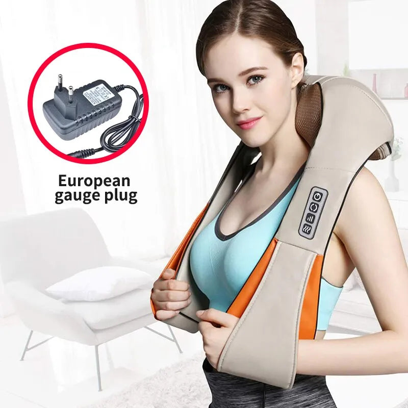 Kneading Shawl Neck Vehicle Home Massager Neck Shoulder Waist Whole Body Kneading And Kneading Massage Shawl Massage Chair Home