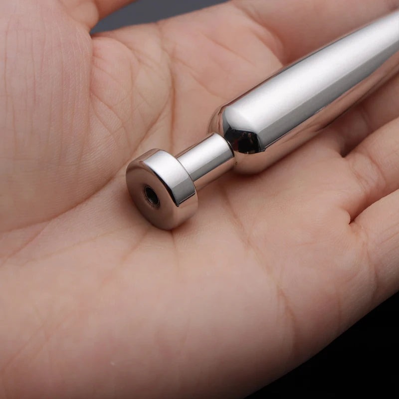 New Rocket Hollow Urethral Plug Stainless Steel Sounding Penis Plug Bullet Urethral Catheter Dilator Stimulation Sextoys For Men