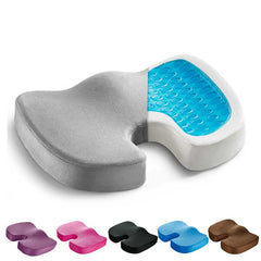 Car U-Shape Seat Cushion Gel New Travel Breathable Seat Cushion Coccyx Orthopedic Memory Foam U Seat Massage Chair Cushion Pad