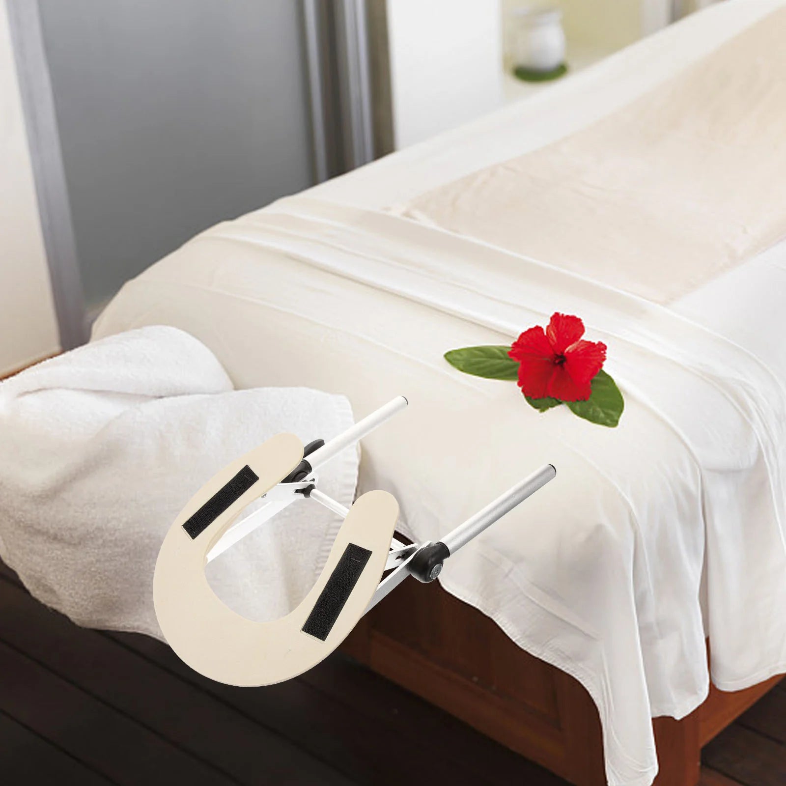 Massage Bed Headrest Bracket Comfortable Chair Household Support Pedal Beds Aluminum Alloy Supplies