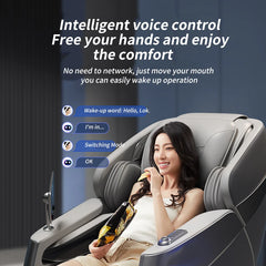 Jinkairui Full Body Electric Kneading Cervical Vertebra Sofa Massage Chair Japanese Healthy Capsules Upgrade 8D Kneading Heat