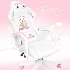 New high quality WCG gaming chair girls cute pink computer armchair office home lifting adjustable chair swivel massage chair