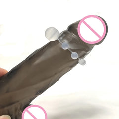 New Super Large Bead External Hanging Bead Ring Stimulates the clitoris and Penis Ring Delays Ejaculation G-point Massage Sextoy
