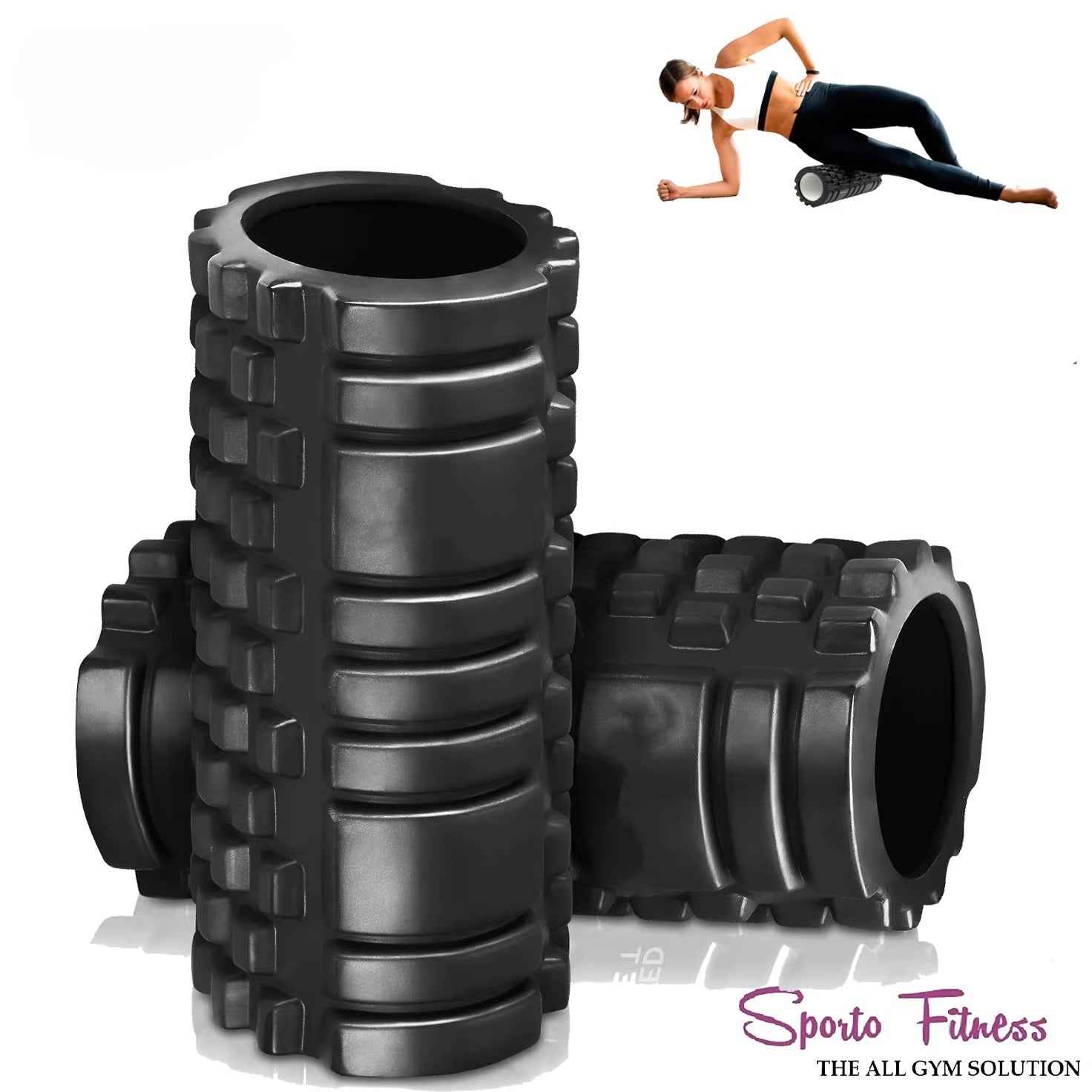 Yoga column Roller Pilates Hollow massage column Muscle relaxation Massage stick Foam shaft