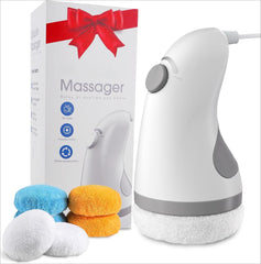 Handheld Full Body Massager Deep Tissue Massager Body Sculptor Machine with 6 Skin Friendly Washable Pads